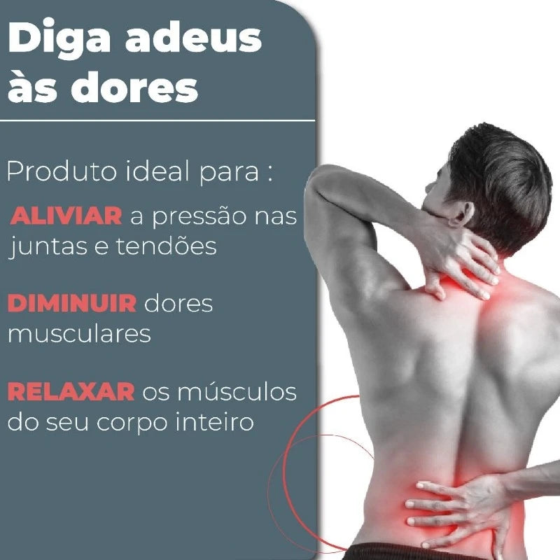 RelaxPulse: Pistola Elétrica Massageadora Muscular Profissional Recarregável Linha Premium