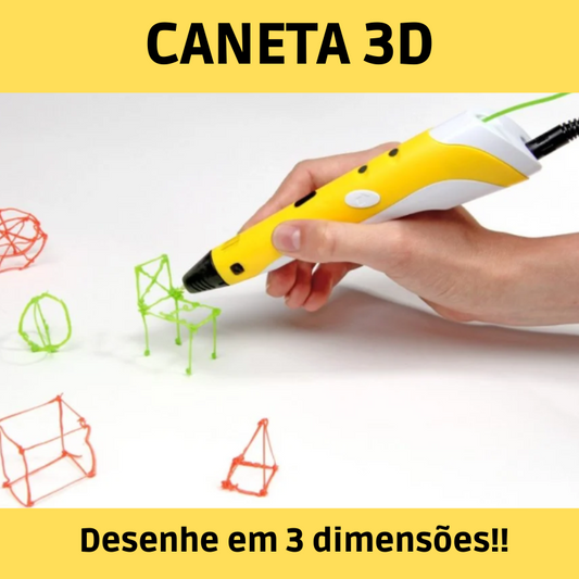 Caneta de desenho para impressão 3D: Brinquedo criativo presente para crianças